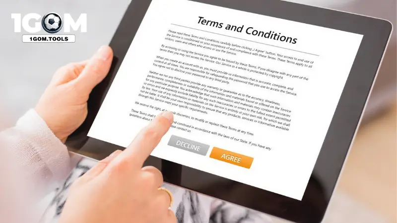 điều khoản sử dụng về người dùng